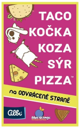 Albi HRA Taco, kočka, koza, sýr, pizza na odvrácené straně (společenská hra)
