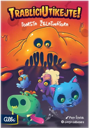 Albi HRA Trablíci utíkejte! Pomsta Želatinátora (společenská hra)