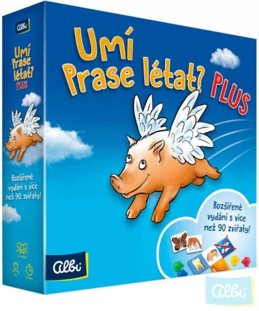 Albi HRA Umí prase létat? Plus rozšířená verze (společenská hra)