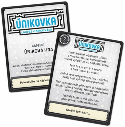 Albi HRA Únikovka Loupež v Benátkách (společenská hra)