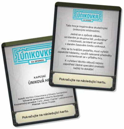 Albi HRA Únikovka Za oponou (společenská hra)
