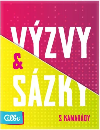 Albi HRA Výzvy a sázky s kamarády (společenská hra)