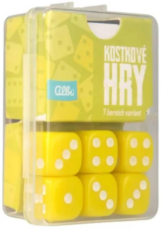 Albi HRA Žluté kostkové hry 7v1 (společenská hra) Albi HRA Žluté kostkové hry 7v1 (společenská hra)