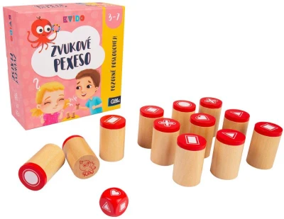 Albi HRA Zvukové pexeso Kvído (společenská hra)