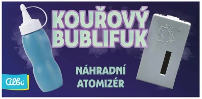 Albi Kouřový bublifuk Náhradní bublinová směs a atomizér