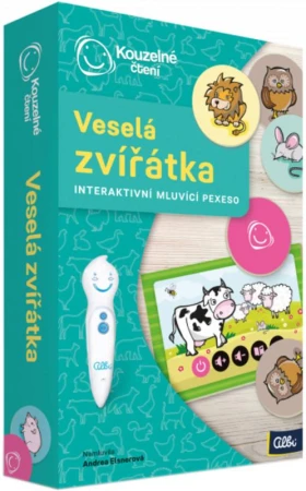 Albi Kouzelné čtení hra Pexeso interaktivní Veselá zvířátka