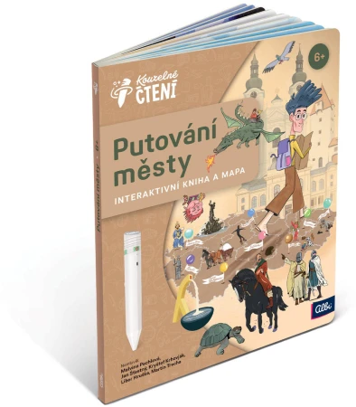 Albi Kouzelné čtení Kniha a mapa interaktivní Putování městy