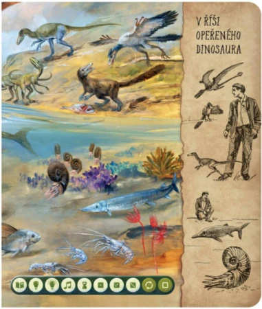 Albi Kouzelné čtení Kniha interaktivní Dinosauři