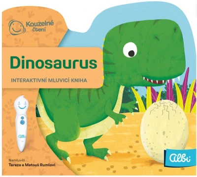 Albi Kouzelné čtení Kniha interaktivní Dinosaurus baby minikniha tvarovaná Albi Kouzelné čtení Kniha interaktivní Dinosaurus baby minikniha tvarovaná