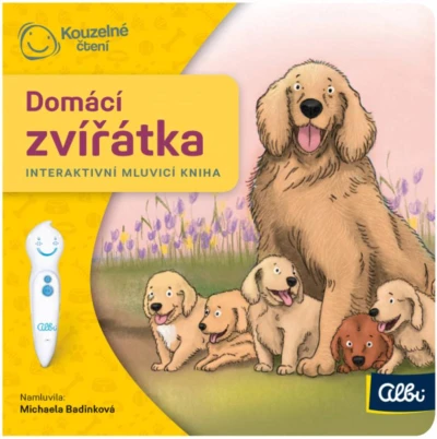 Albi Kouzelné čtení Kniha interaktivní Domácí zvířátka baby minikniha Albi Kouzelné čtení Kniha interaktivní Domácí zvířátka baby minikniha
