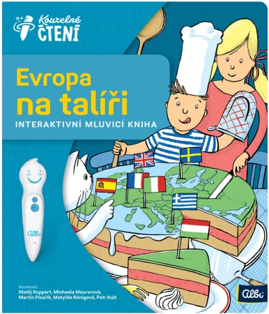 Albi Kouzelné čtení Kniha interaktivní Evropa na talíři