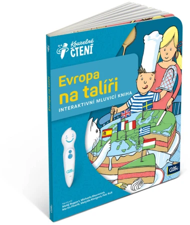 Albi Kouzelné čtení Kniha interaktivní Evropa na talíři