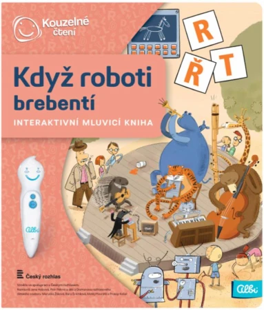 Albi Kouzelné čítanie Kniha interaktívna Keď roboti brebentia Albi Kouzelné čítanie Kniha interaktívna Keď roboti brebentia