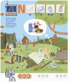 Albi Kouzelné čtení Kniha interaktivní Když roboti brebentí