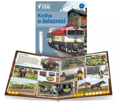 Albi Kouzelné čtení Kniha interaktivní Kniha o železnici