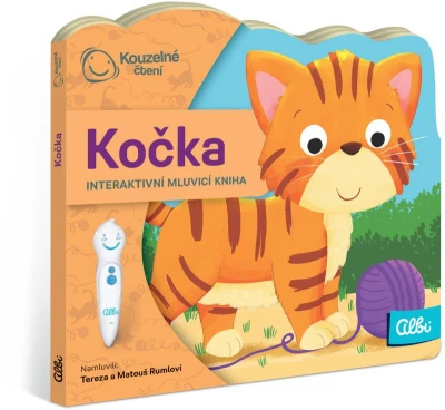 Albi Kouzelné čtení Kniha interaktivní Kočka baby minikniha tvarovaná