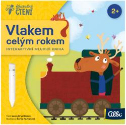 Albi Kouzelné čtení Kniha interaktivní leporelo Vlakem celým rokem Albi Kouzelné čtení Kniha interaktivní leporelo Vlakem celým rokem