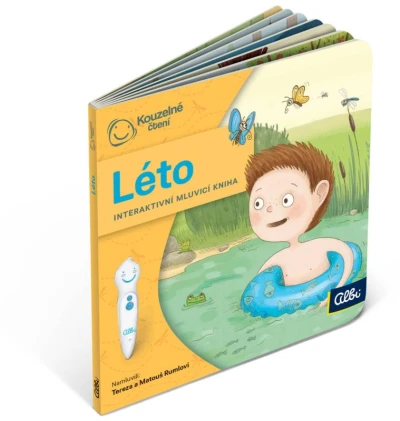 Albi Kouzelné čtení Kniha interaktivní Léto baby minikniha