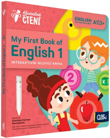 Albi Kouzelné čtení Kniha interaktivní My First Book of English 1:Colours
