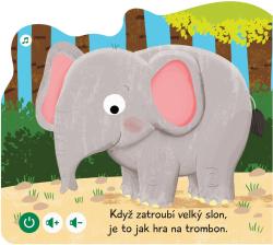 Albi Kouzelné čtení Kniha interaktivní Slon baby minikniha tvarovaná