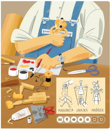 Albi Kouzelné čtení Kniha interaktivní V hlavní roli Hurvínek