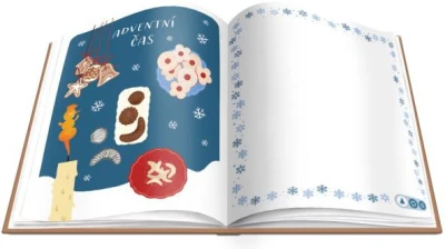 Albi Kouzelné čtení Kniha interaktivní Vánoční rodinné zvukoalbum