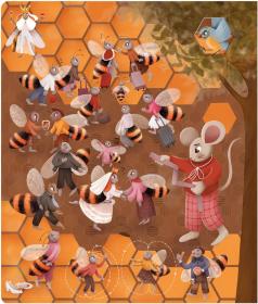 Albi Kouzelné čtení Kniha interaktivní Včelí úl