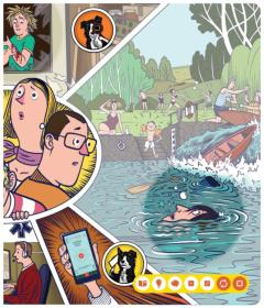 Albi Kouzelné čtení Kniha interaktivní Zachraň život s Nehodovými