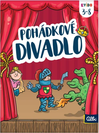Albi Kvído hra Pohádkové divadlo dřevěné podium v krabici