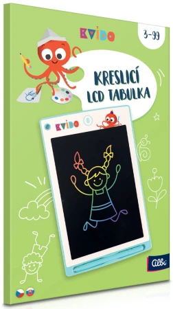Albi Kvído Kreslicí zelená LCD kouzelná tabulka na baterie