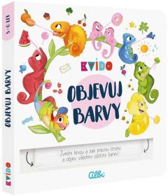 Albi Kvído Objevuj Barvy naučná kniha interaktivní překlápěcí stránky Albi Kvído Objevuj Barvy naučná kniha interaktivní překlápěcí stránky