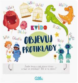 Albi Kvído Objevuj Protiklady naučná kniha interaktivní překlápěcí stránky