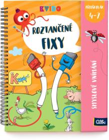 Albi Kvído Roztančené fixy interaktivní sešit s aktivitami různé druhy