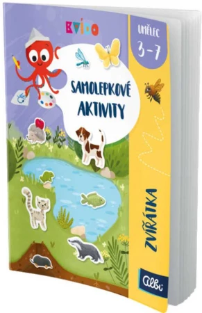 Albi Kvído Samolepkové aktivity: Zvířátka kreativní sešit Albi Kvído Samolepkové aktivity: Zvířátka kreativní sešit