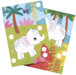 Albi Kvído Samolepky s omalovánkami Kočička / Pejsek 2 druhy