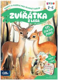 Albi KVÍDO Zvířátka z lesa Karty a puzzle pro Mluvicí tablík (rozšíření)