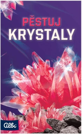 Albi Pěstuj krystaly Červená experimentální vědecký vzdělávací set