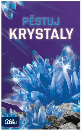 Albi Pěstuj krystaly Modrá experimentální vědecký vzdělávací set