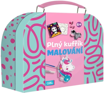 Albi Plný kufřík Malování dětská kreativní sada v kufříku Albi Plný kufřík Malování dětská kreativní sada v kufříku