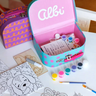 Albi Plný kufřík Malování dětská kreativní sada v kufříku