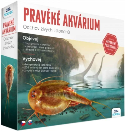 Albi Pravěké akvárium experimentální vědecký set odchov živých listonohů Albi Pravěké akvárium experimentální vědecký set odchov živých listonohů
