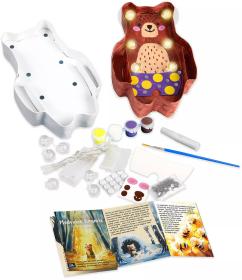 Albi SCIENCE Lampička Medvídek kreativní set na baterie LED Světlo