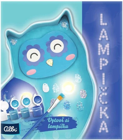 Albi SCIENCE Lampička Sova kreativní set na baterie LED Světlo