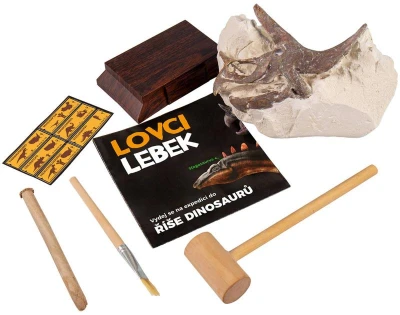 Albi Science Lovci lebek Triceratops vykopej a vystav si lebku dinosaura