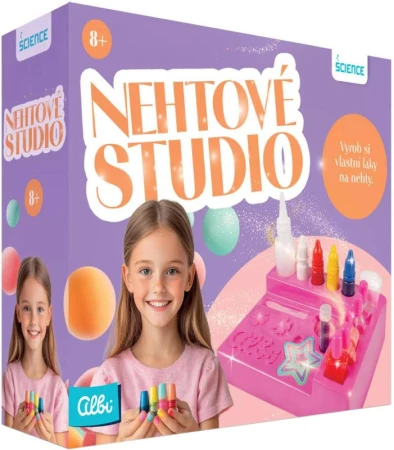 Albi SCIENCE Nehtové studio kreativní set výroba laků na nehty Albi SCIENCE Nehtové studio kreativní set výroba laků na nehty