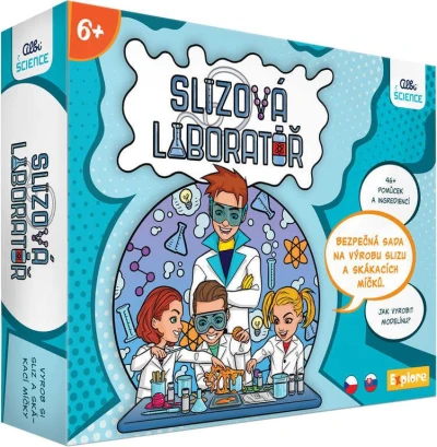 Albi Science Slizová laboratoř experimentální vědecký set v krabici Albi Science Slizová laboratoř experimentální vědecký set v krabici