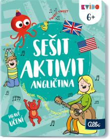 Albi Sešit aktivit angličtina 6+ Kvído interaktivní úkoly pro děti Albi Sešit aktivit angličtina 6+ Kvído interaktivní úkoly pro děti
