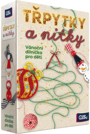 Albi Třpytky a nitky Vánoční dílnička kreativní sada
