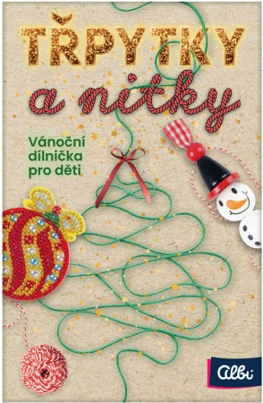 Albi Třpytky a nitky Vánoční dílnička kreativní sada
