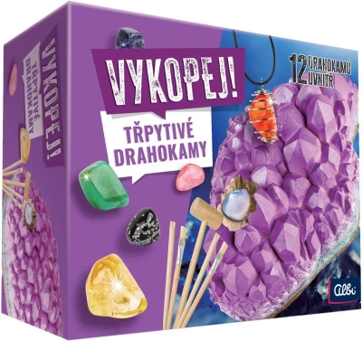 Albi Vykopej! Třpytivé drahokamy malý mineralog Albi Vykopej! Třpytivé drahokamy malý mineralog